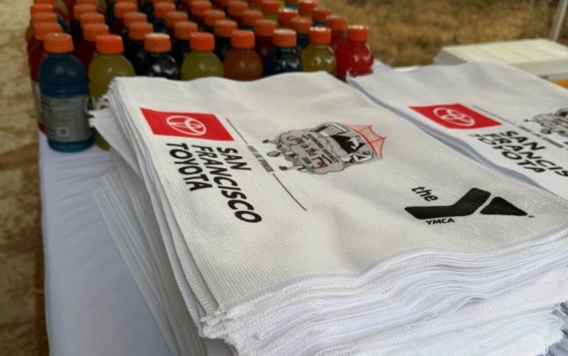 SF Toyota + Jog in the Fog Cooling Towels
