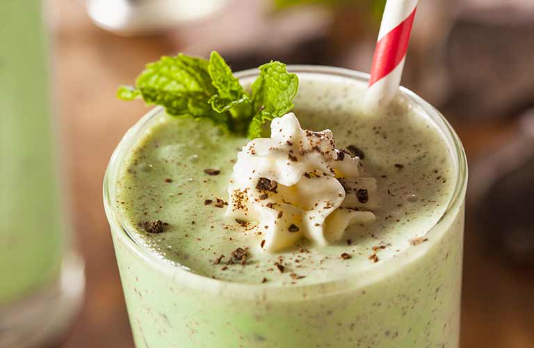 mint shake