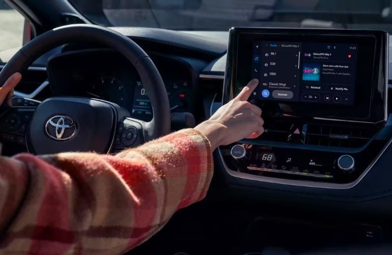 2023 Toyota Corolla center console
