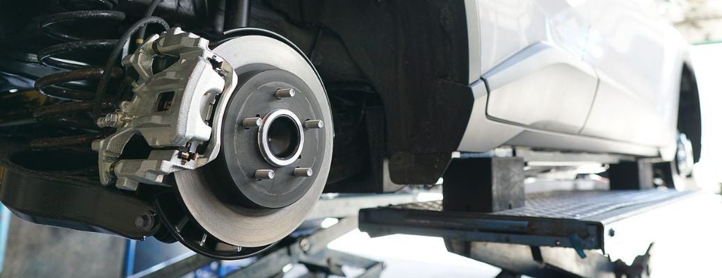 The braking system of the car is shown.