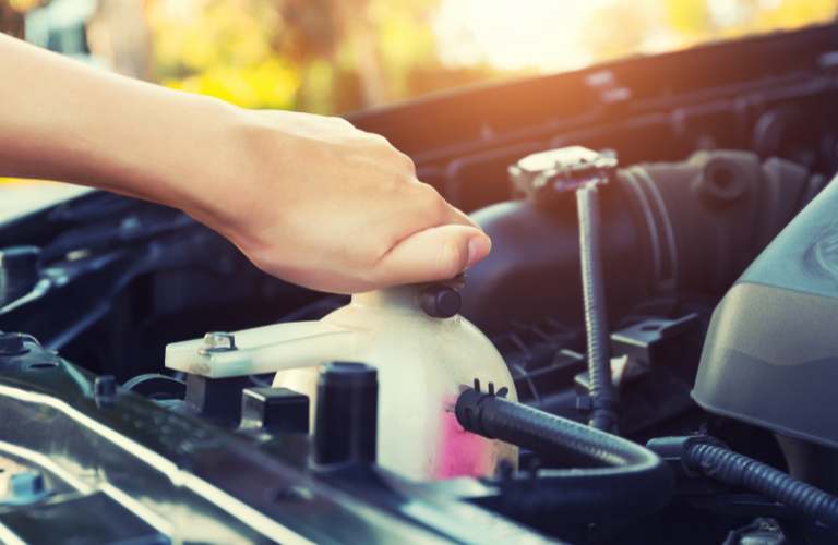  mechanic checking the vehicle 