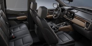 Interior of a 2024 GMC Canyon.
