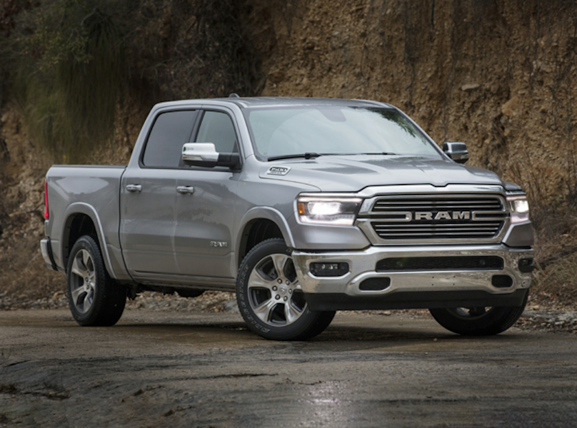 A 2023 RAM 1500 driving