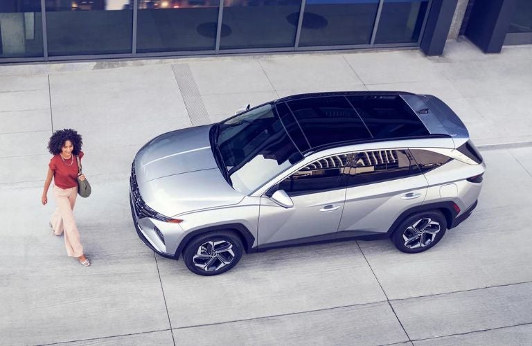 2023 Hyundai Tucson top view