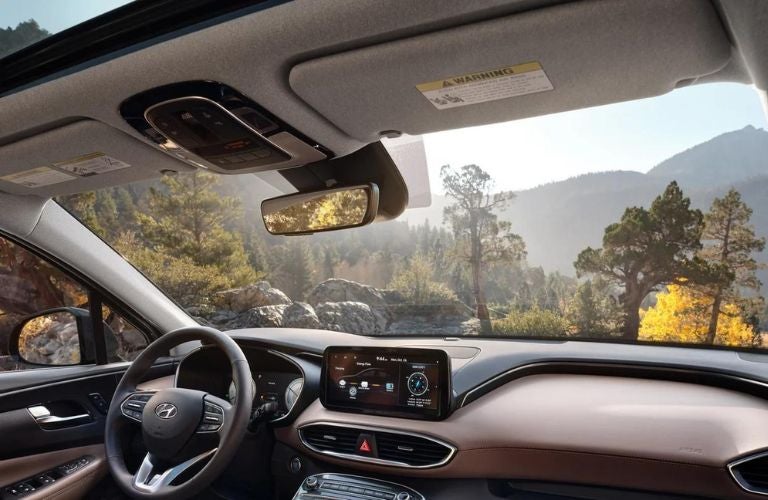 2023 Hyundai Santa FE Hybrid cockpit view