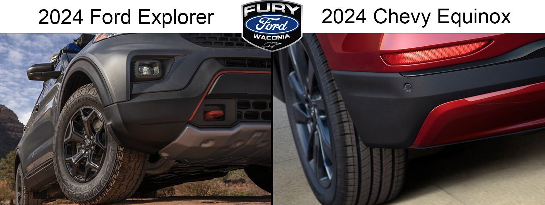 2024 Ford Explorer vs the 2024 Chevy Equinox