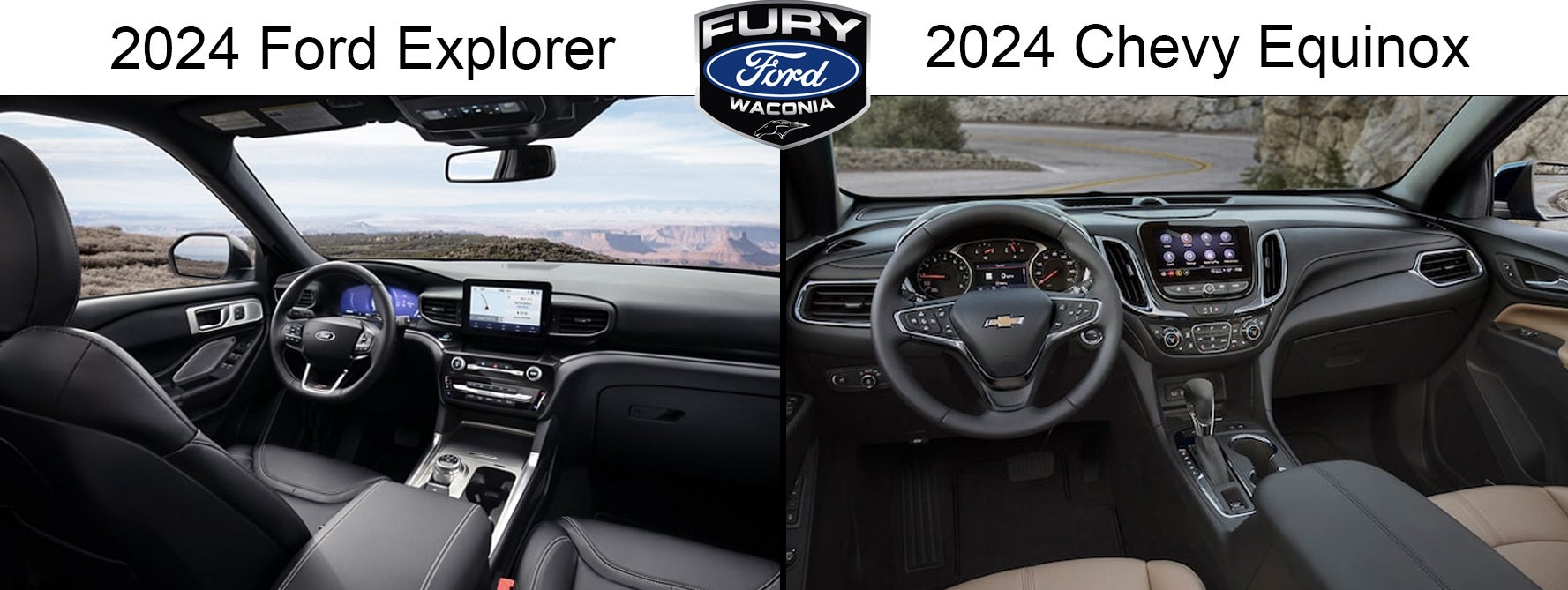 2024 Ford Explorer vs the 2024 Chevy Equinox