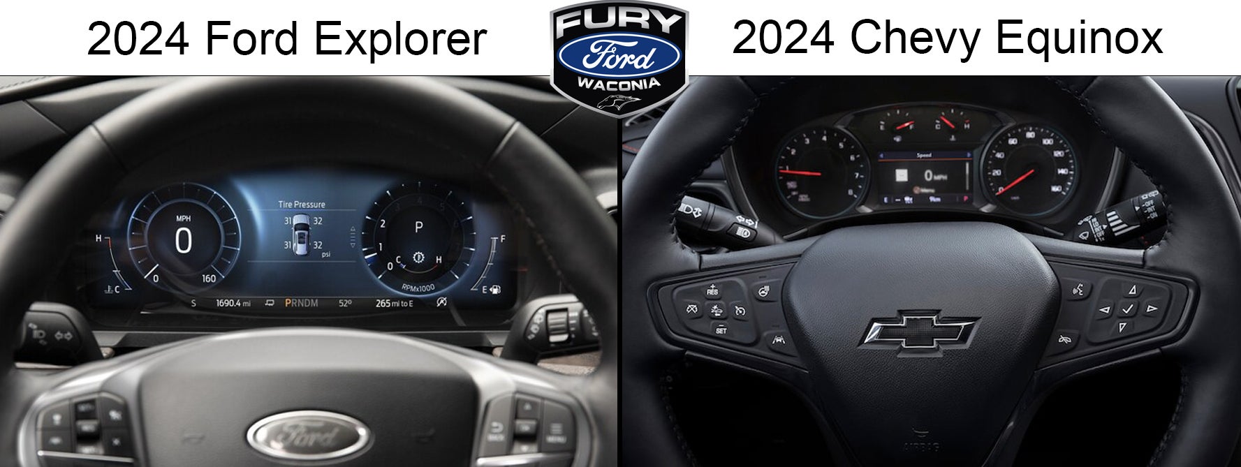 2024 Ford Explorer vs the 2024 Chevy Equinox