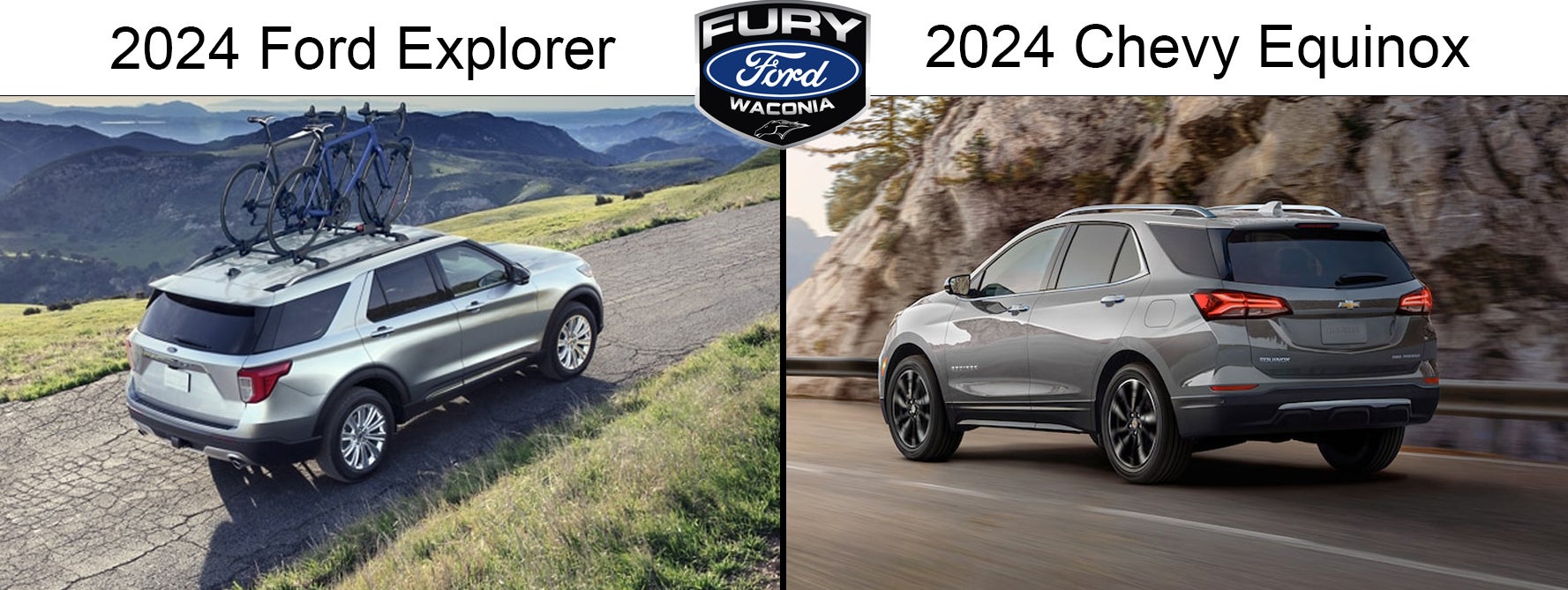2024 Ford Explorer vs the 2024 Chevy Equinox