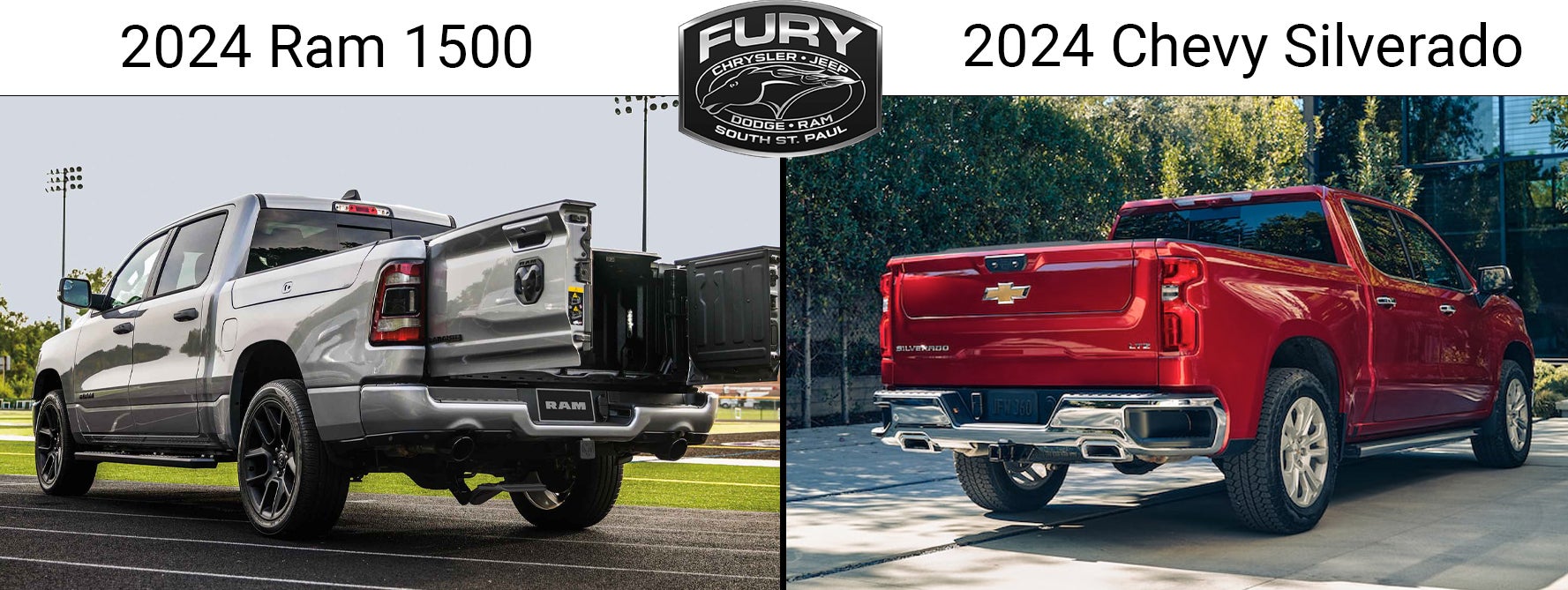2024 ram 1500 vs the 2024 chevy silverado