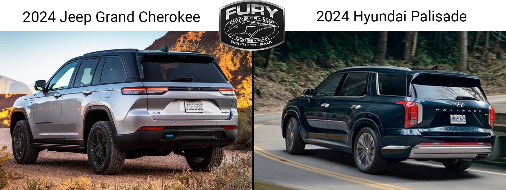 2024 Jeep Grand Cherokee vs the 2024 Hyundai Palisade