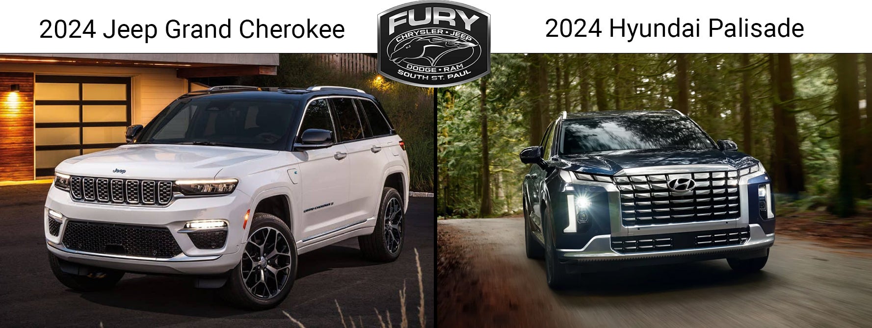 2024 Jeep Grand Cherokee vs the 2024 Hyundai Palisade