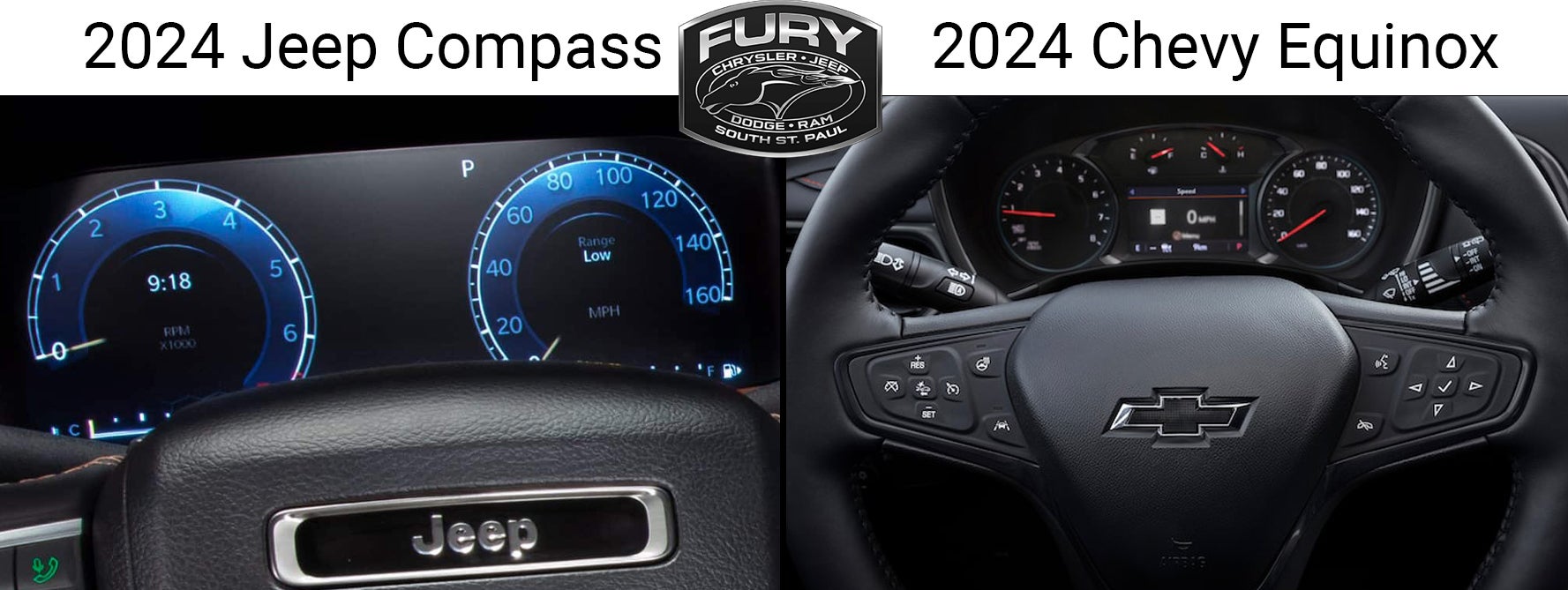 2024 Jeep Compass vs. the 2024 Chevy Equinox 