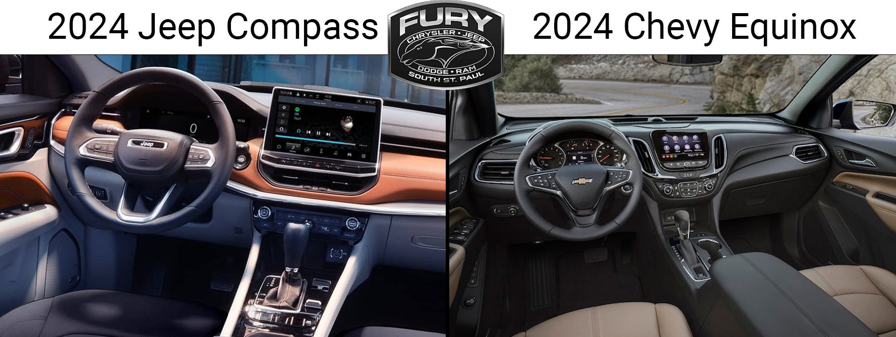 2024 Jeep Compass vs. the 2024 Chevy Equinox 