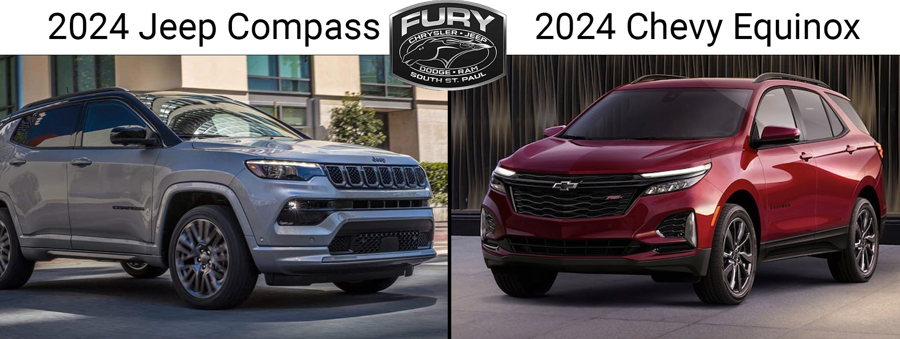 2024 Jeep Compass vs. the 2024 Chevy Equinox 