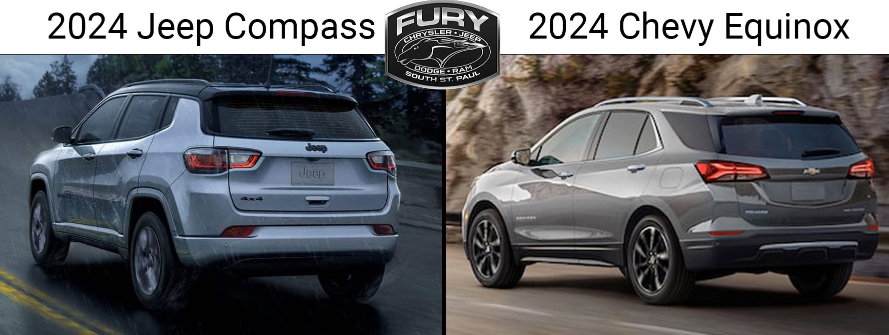 2024 Jeep Compass vs. the 2024 Chevy Equinox 