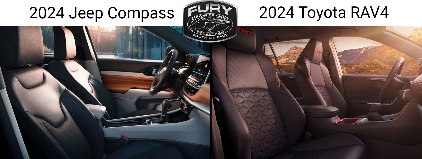 2024 jeep compass vs the 2024 toyota rav4