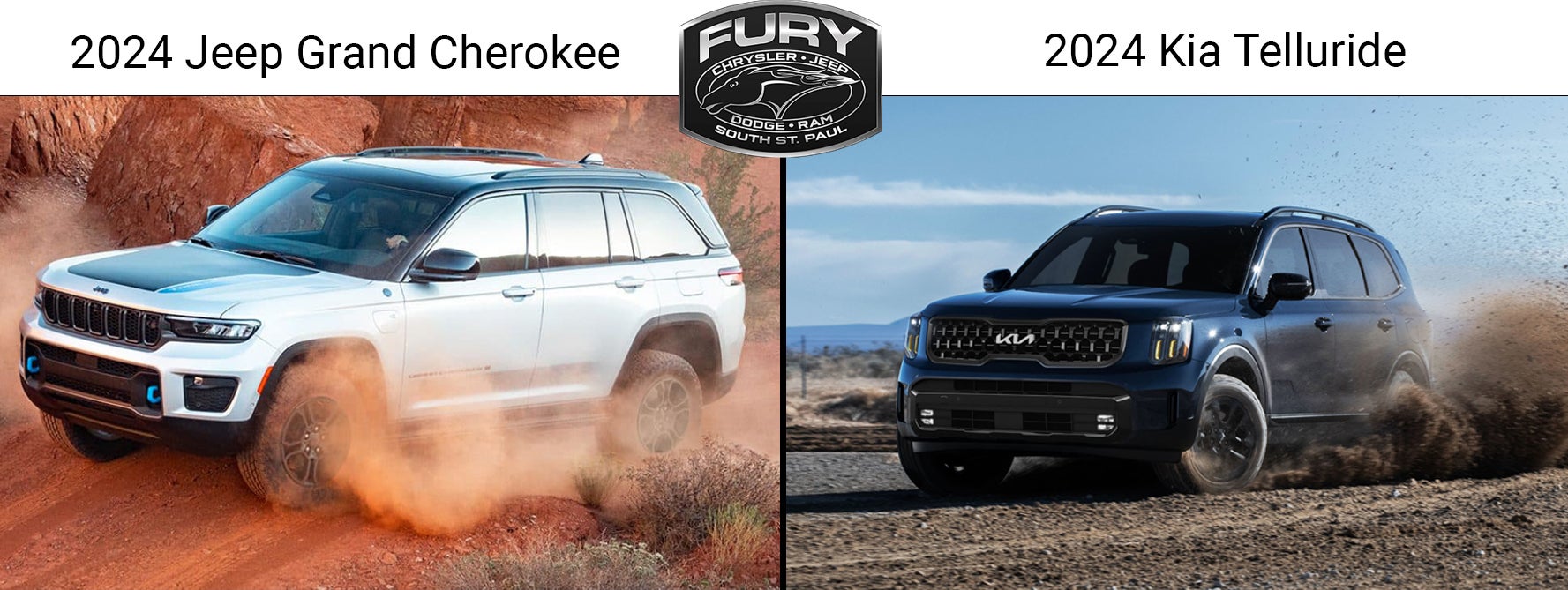 2024 Jeep Grand Cherokee vs the 2024 Kia Telluride