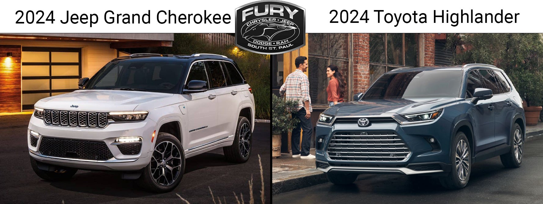 Comparing the 2024 Jeep Grand Cherokee and the 2024 Toyota Highlander ...