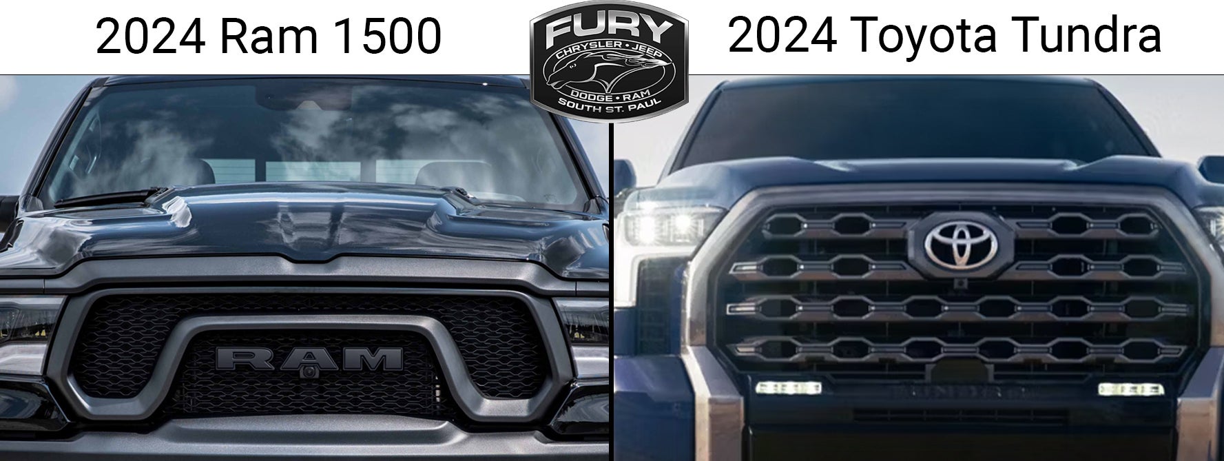2024 Ram 1500 and 2024 Toyota Tundra