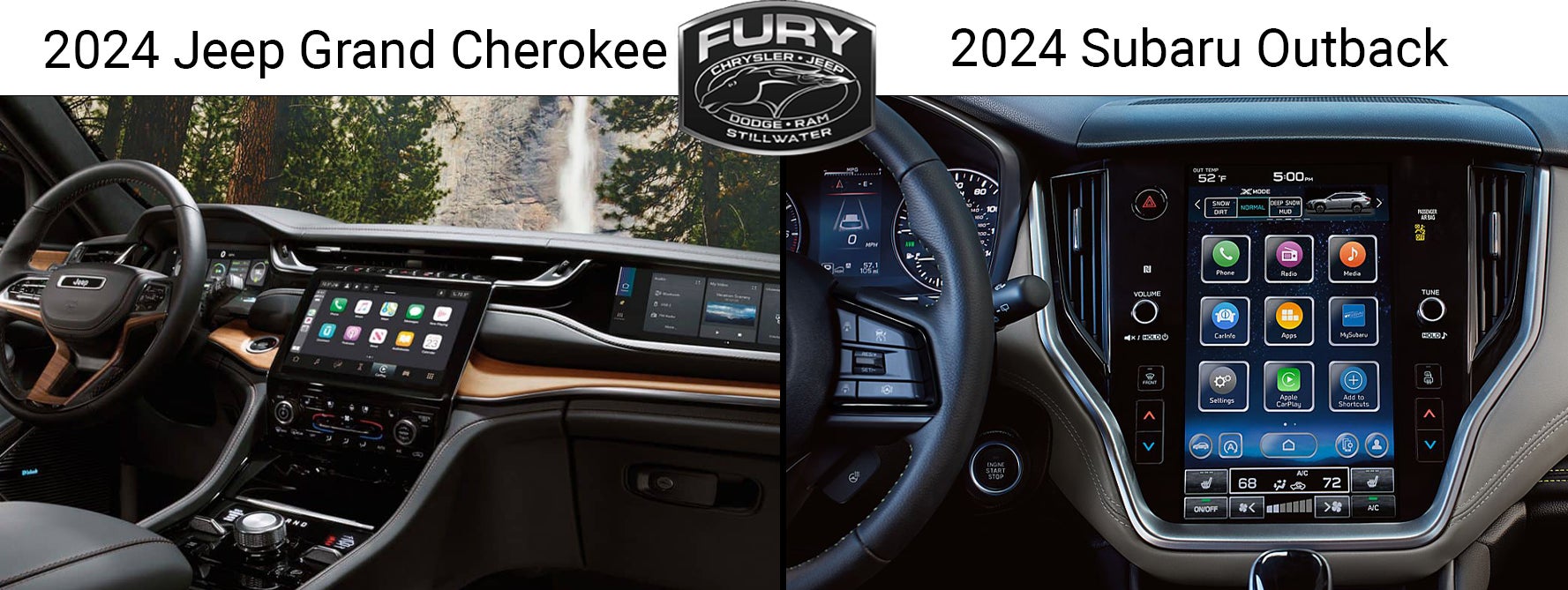 2024 Jeep Grand Cherokee vs the 2024 Subaru Outback