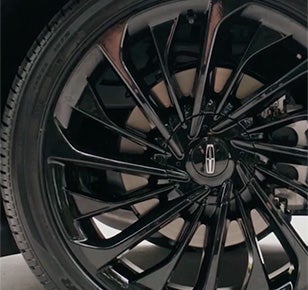 Leather-wrapped steering wheel