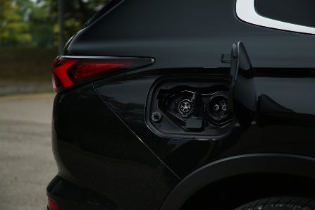 2023 Outlander Plug-In Hybrid with Open Charging Door