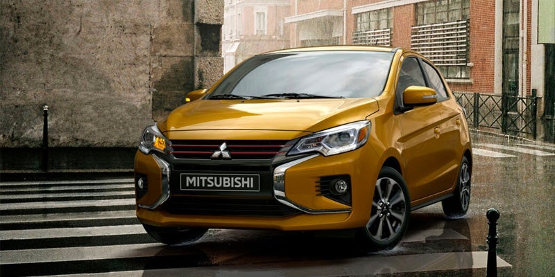 A gold 2024 Mitsubishi Mirage near Hayward, CA