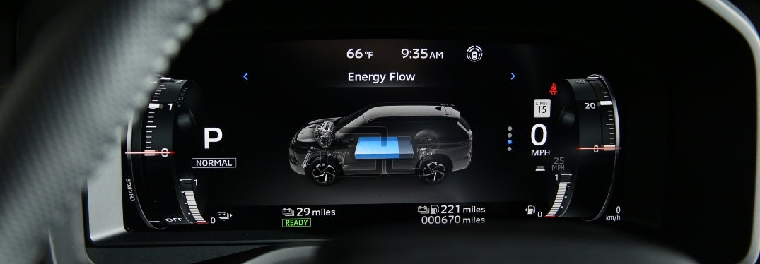 2023 Mitsubishi Outlander Digital Driver Cluster with Vehicle Information