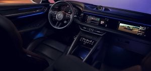 The Interior view of The 2025 Porsche Macan.
