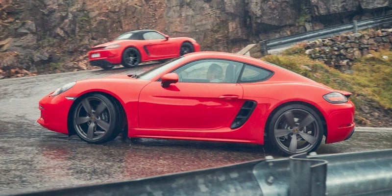 Red 2024 Porsche 718 Cayman