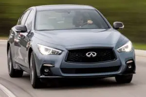 2022 INFINITI Q50 Exterior Passenger Side Front Angle