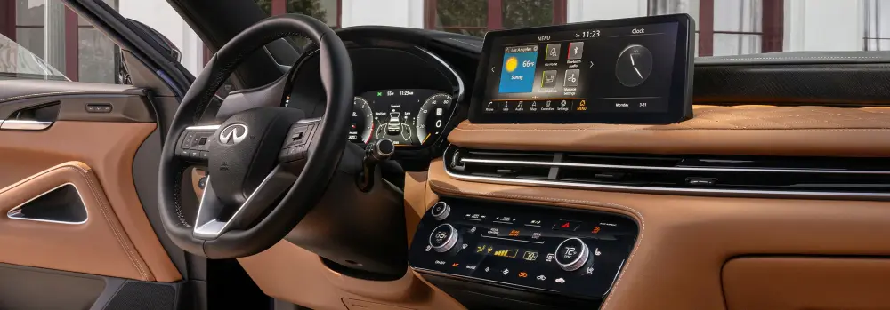 qx60 autograph dash and display