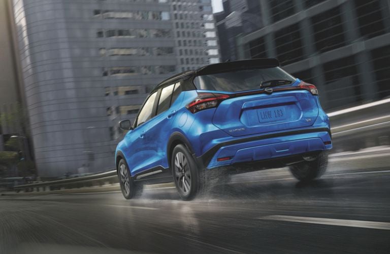Rear view of the 2023 Nissan Kicks