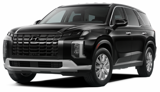 A dark blue Hyundai Palisade SUV 