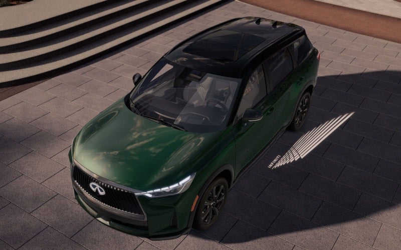 Which three-row luxury SUV offers easier car-seat friendly third-row access around South Lyon, MI — 2026 INFINITI QX60 or 2026 Acura MDX?