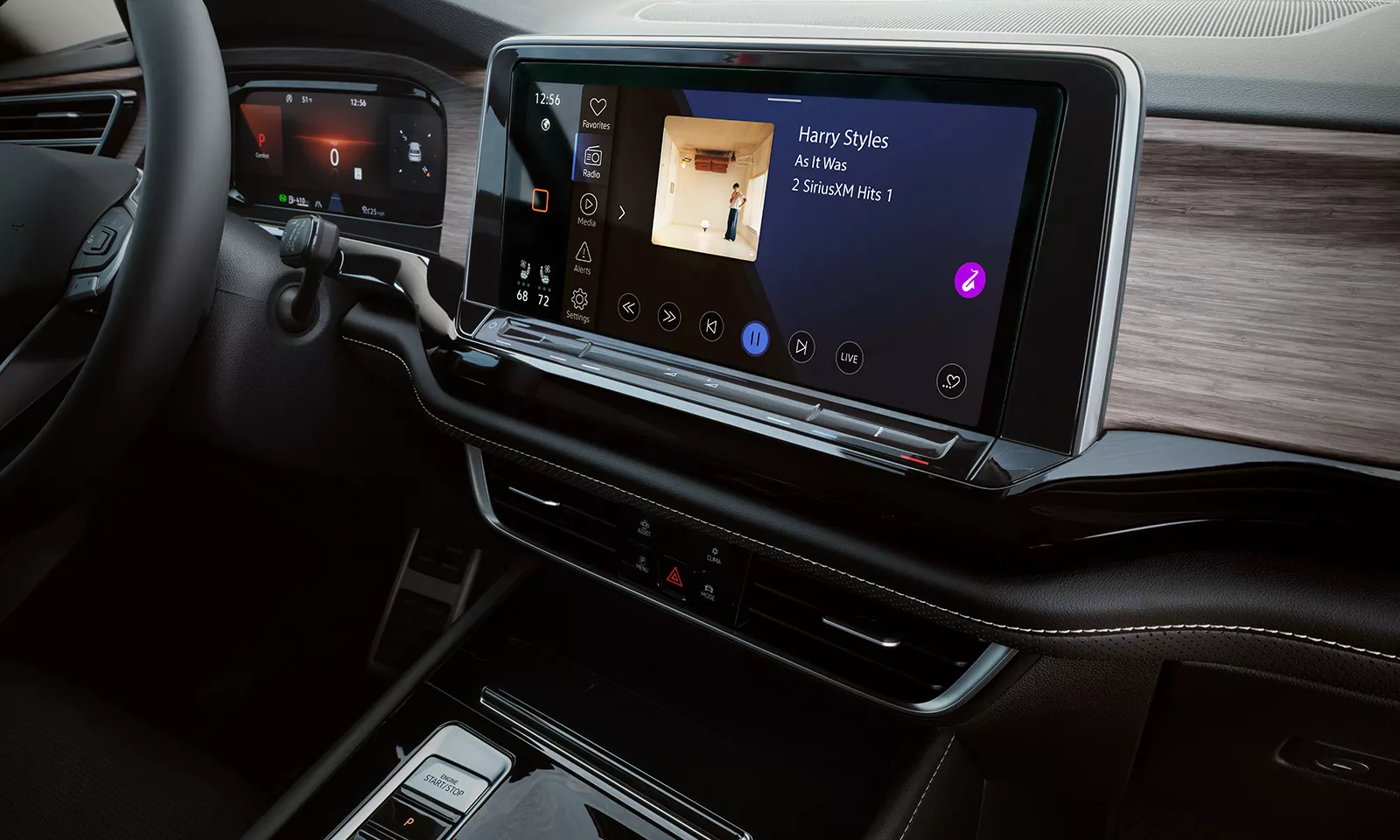 2024 VW Atlas Sirius XM touchscreen interface