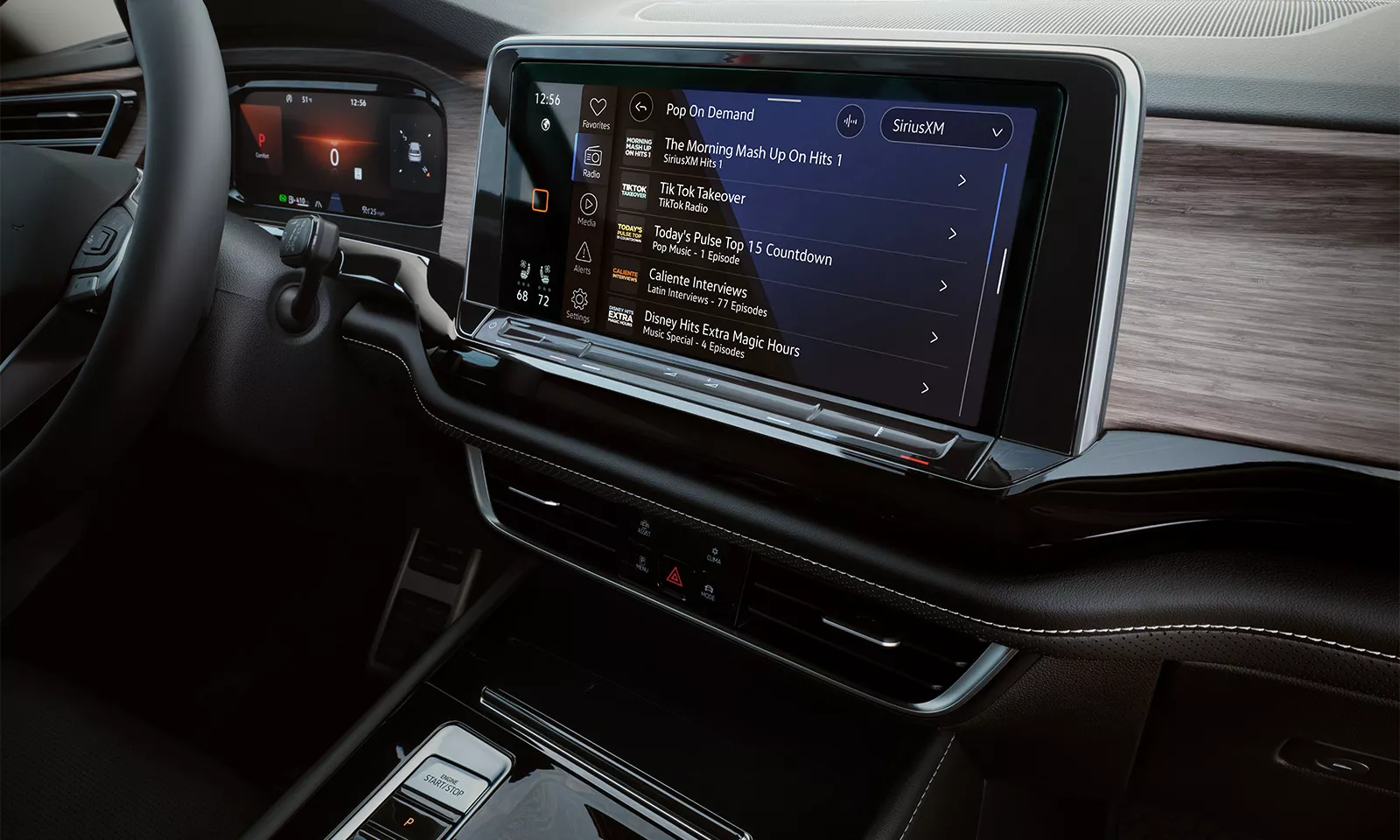 2024 VW Atlas Sirius XM available on demand options