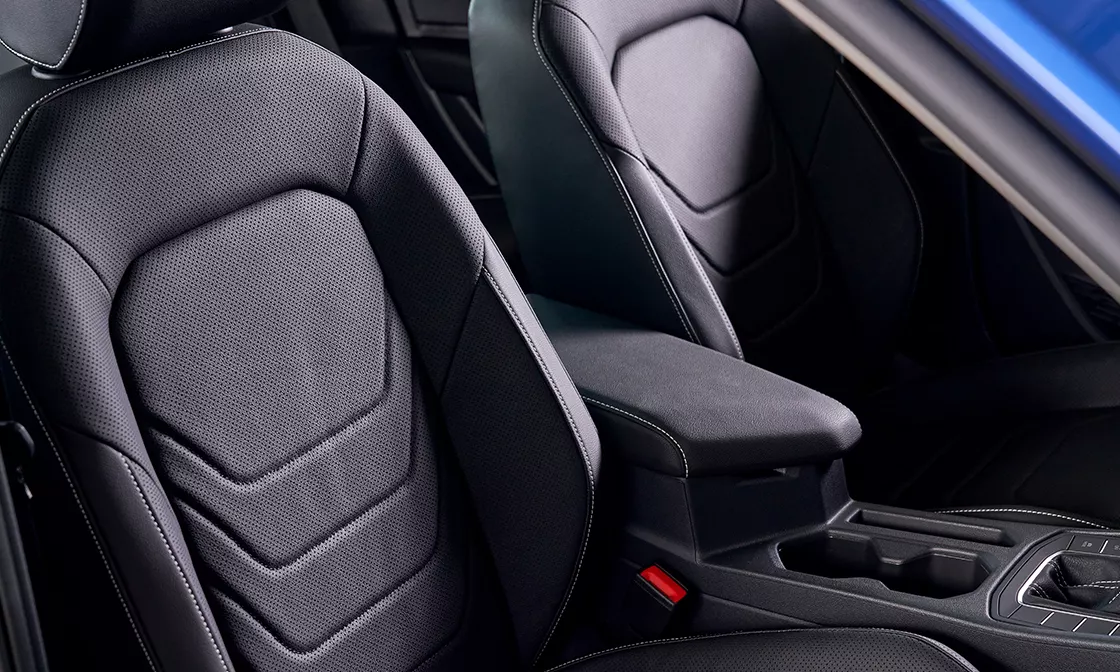 2024 VW Jetta ventilated front seats and leather seating