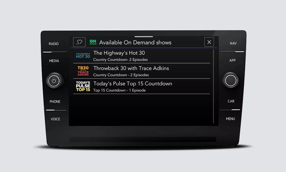 2024 VW Jetta Sirius XM available on demand options