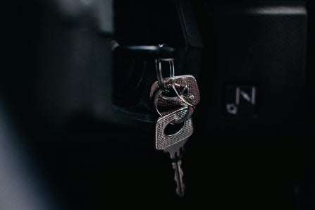 car keys in ignition