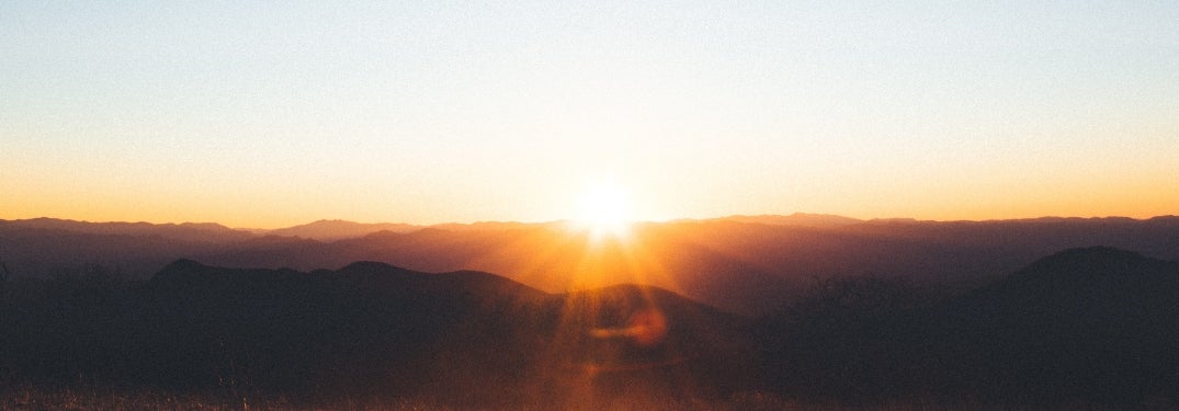Sunset over Mountains