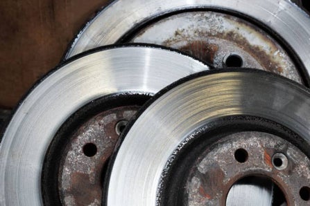 Worn Brake Rotors