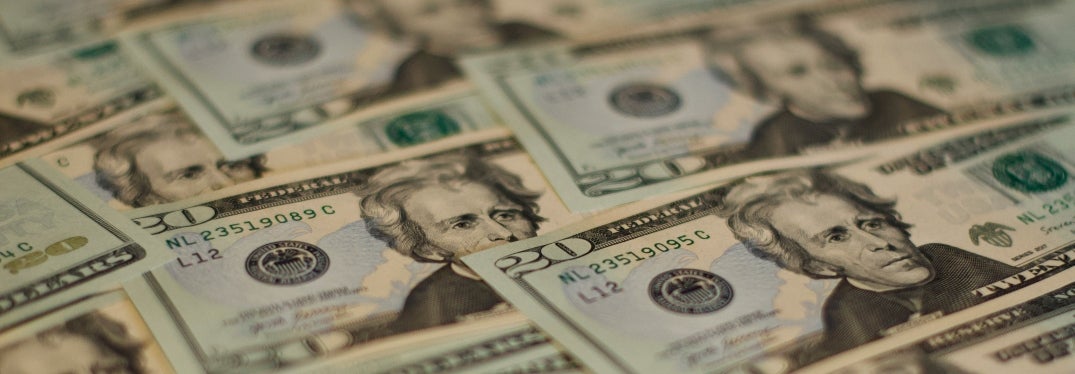 Scattered $20 Bills
