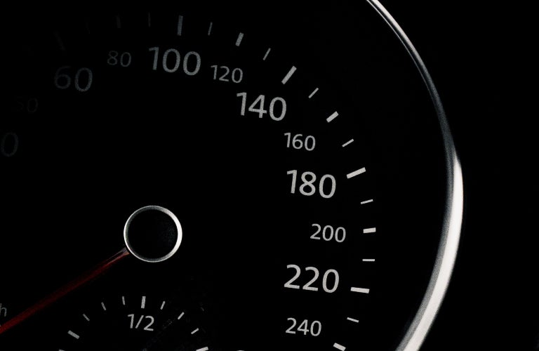 Speedometer closeup