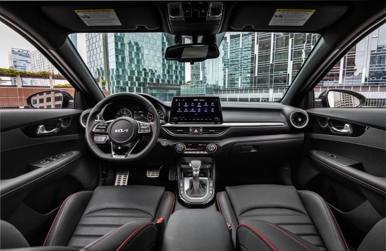 Dashboard View of the 2023 Kia Forte