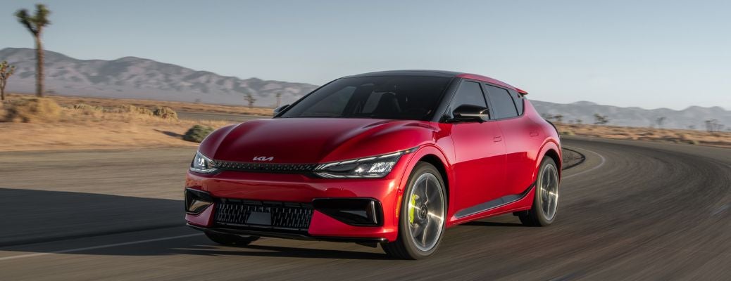 2023 Kia EV6 on the road