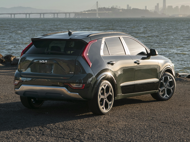 A 2024 Kia Niro parked by the water near Hayward, CA 