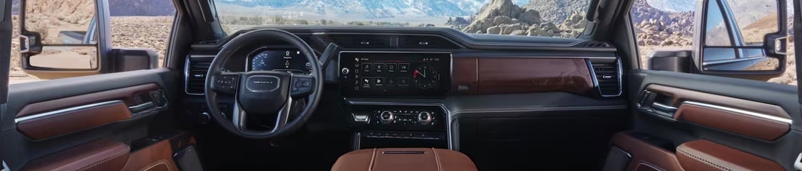 dashboard view of a GMC Sierra 2500