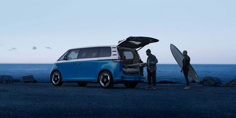 volkswagen buzz.id blue